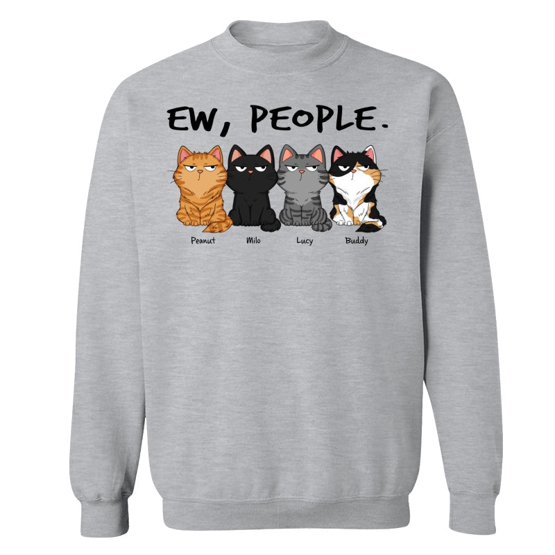 Ew People Funny Cat Expression Custom-made Gift For Cat Lover Personalized Shirt