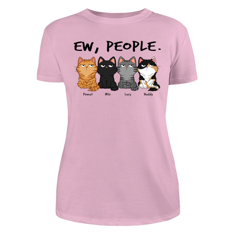 Ew People Funny Cat Expression Custom-made Gift For Cat Lover Personalized Shirt